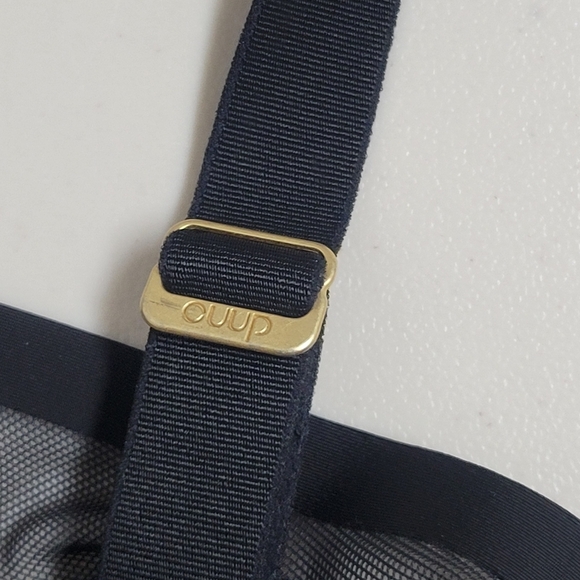 Cupp The Plunge Mesh Bra Size 34G In Black. - Picture 13 of 15